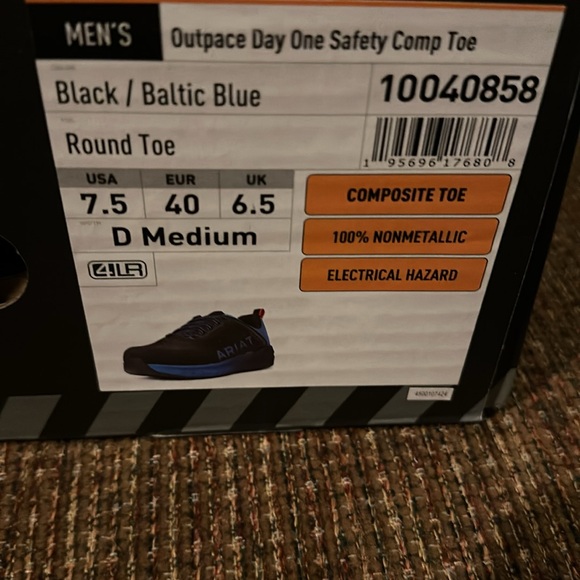 ARIAT men’s Outpace Day One Safety Composite Toe - Picture 16 of 16